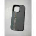 Чехол на iphone 14 Pro Max, защитный кейс LUXO на айфон 14 Про Макс под карбон , soft-touch , с рисунком
