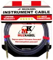 Инструментальный кабель MUZKABEL JSLIK1 - 8 метров, JACK (моно) - JACK (моно)