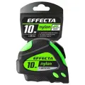 Измерительная рулетка 10 м x 25 мм с нейлоновой лентой, магнитом и автостопом Effecta Nylon