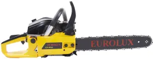 Бензопила Eurolux GS-4516, 2300 Вт, 45 см3, 3.1 л. с, 0.55 л, 3/8, 57 звеньев цепи, двухтактный двигатель