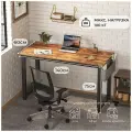Стол письменный, компьютерный лофт INCUBE D004.140.RST, рустик, 140х60х75см, с органайзером, ЛДСП, металл
