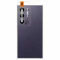 Защитное стекло для камеры Spigen на Samsung Galaxy S24 Ultra (AGL07427) Glass tR EZ Fit Optik Pro 2 шт / Спиген стекло для камеры для Галакси С24 Ультра, прочное, олеофобное покрытие, фиолетовое
