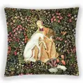 Подушка Декоративная Гобеленовая 45х45 Портрет Дама с единорогом
