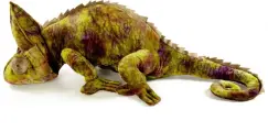 Игрушка мягкая Exoprima Хамелеон, фиолетово-зелёный, 110см