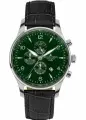 Наручные часы JACQUES LEMANS, зеленый, черный