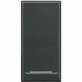 Кнопка 1 модуль НО винтовые клеммы дизайн традиционный Axolute Антрацит HS4055