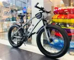 Fatbike Горный велосипед Фэтбайк GROM, 26*4.0 дюймов / взрослый, мужской и женский для прогулки / скоростной, спортивный велик для подростков серый
