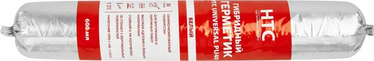 Герметик гибридный HTC Univ PU40 600 мл белый