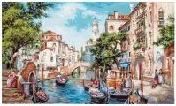 Набор для вышивания Luca-S #G589 Улочки Сан Поло, Гобелен, 39 х 23 см