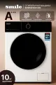 Стиральная машина фронтальная SMILE SWMSW10W1400 белый/черный (DD, пар, инвертор)