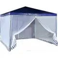 Тент Green Glade Blue 1033, с москитной сеткой, 9 м², металлический каркас