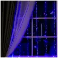 Luazon Lighting Гирлянда «Водопад» 2×1.5 м, IP20, прозрачная нить, 400 LED, свечение синее, 8 режимов, 220 В