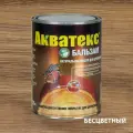 Защитно-декоративное покрытие акватекс бальзам (бесцветный / 0.75л.)