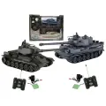 Набор Танковый бой радиоуправление, движение во всех направлениях, звук, свет (Тигр и Т-34)