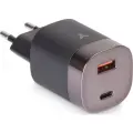 Сетевое зарядное устройство Accesstyle Amethyst 33 Вт, Type-C + Type-A, черный