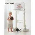 Игровой комплекс UNIX Kids Champion White 3 в 1 для дома и улицы: баскетбольная стойка, хоккейные и футбольные ворота