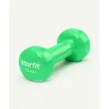 Гантель виниловая STARFIT DB-101 1,5 кг, зеленый.