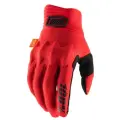 Мотоциклетные перчатки 100% Cognito D3O, красно-черный, размер M