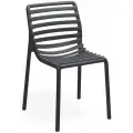 Cадовый обеденный стул NARDI Doga Bistrot, усиленный пластик, цвет антрацит