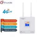 Tianjie 4G Wi-Fi-роутер с дисплеем CPE903 2 антенны Сетевой адаптер Подходит для IP-камер.
