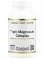 Комплекс магния California Gold Nutrition Triple Magnesium Complex 120 капсул, для нервной системы и снятия стресса