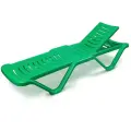 Шезлонг Альтернатива М356, 192х62х32 см, до 106 кг, зелeный