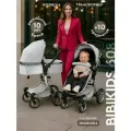 Детская коляска трансформер 2 в 1 BibiKids 608 для новорожденных до 3-х лет 2025 Полный комплект