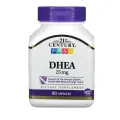 21st Century, DHEA, 25 мг, 90 капсул