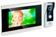 Цветной IP HD Wi-Fi видеодомофон - HDcom S-710-IP (7 сенсорный монитор, с удаленным оповещением через интернет и записью) в подарочной упаковке