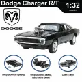 Машинка металлическая инерционная коллекционная модель 1:32 Dodge Charger R/T ; Додж Чарджер черный