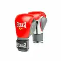 Перчатки тренировочные Everlast Powerlock 14oz красные/серые