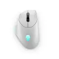 Мышь Alienware AW620M 26000 DPI, проводная/беспроводная, цвет белый