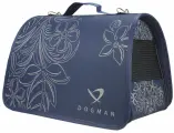 DOGMAN сумка-переноска «Лира» № 2, лето, синяя, 40 х 25 х 24 см (1 шт)