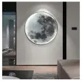 Лунный светильник/ Настенная Лампа-Картина Луна, диаметром 60 см (LED 28W)