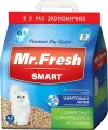 Наполнитель древесный комкующийся Mr. Fresh Smart для туалета длинношерстных кошек (9 л х 4 шт)