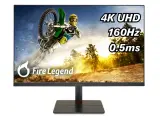 Монитор 27' AOPEN 27XV5KVymipruzx IPS, 3840x2160, 1 / 0,5ms, 400cd, 160Hz, 1xHDMI(2.1) + 1x DP(1.4) + 1x Type-C(65W) + Audio out + USB2.0x2(2up 2down)+ Speakers 3Wx2, H.Adj. 110 (by ACER)
