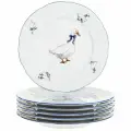 Набор тарелок Thun1794 Констанция 24 см/ 6 шт. декор Гуси