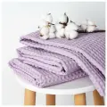 Полотенце вафельное банное Этель Boho 67х140 см, цвет сиреневый, 100% хлопок, 290 гр/м2, 6243526