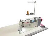 Прямострочная с шагающей лапкой (перетоп) автоматическая промышленная швейная машина Aurora N6 и укороченным столом