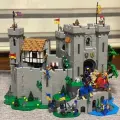 Замок, серии LION KING'S CASTLE , Совместимость 85666 4514 pcs Строительные игрушки Рождественский подарок, 10305