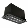 Вытяжка Konigin Altezza Black 60, встраиваемая, антивозвратный клапан, 1200м³/ч, 4 скорости