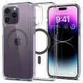 Чехол Spigen на Apple iPhone 14 Pro Max (ACS04826) Ultra Hybrid (MagFit) / Спиген чехол для Айфон 14 Про Макс MagSafe, противоударный, с защитой камеры, темно-серый