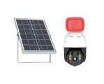 Уличная поворотная 4G Wi-Fi камера 4Mp LinkSolar Mod: SE901-4MP (4G) (S19155APS) с солнечной батареей, микрофоном и сиреной, с записью на карту памят