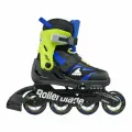Детские роликовые коньки Rollerblade MICROBLADE black/blue 2025 (33-36,5)