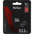 Карта памяти Netac P500 Ultra, 512 ГБ, microSDXC, Class 10, 1 шт. (NT02P500ULT-512G-S)