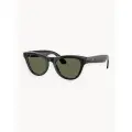 Умные Очки Ray-Ban Skyler (Gen 1) с камерой, Shine Black / G15 Green