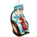Ёлочная игрушка Бабушка из Красной Шапочки (Лефортовский фарфор)