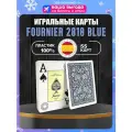 Карты Fournier 2818 blue 100% пластик