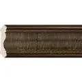 Плинтус потолочный Карниз 130, венге. Cosca. Набор 6шт.