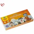 Пластилин 6 цветов Мульти-Пульти Енот на Аляске, 90г со стеком (ДП_10232), 30 уп.